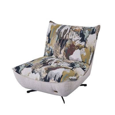 Lander Fabric Accent Chair - Pattern/White - With 5-Year Warranty